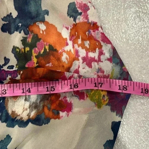 [XS]Sunday in Brooklyn- Anthropologie Edria sleeveless  blouse with waist belt - Picture 4 of 6